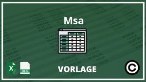 Msa Excel Vorlage